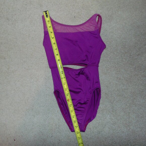MotionWear Maroon Cutout Leotard SA - Picture 5 of 6